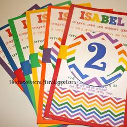 Isabel's Rainbow Art Party - Rainbow Art Party