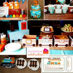Train Birthday - Vintage Train Party