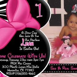 Leah's 1st Birthday Party - Minnie Mouse