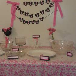 E's Third Birthday - Pink Minnie Mouse Party