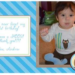 Andrew's 1st birthday - Owl Theme