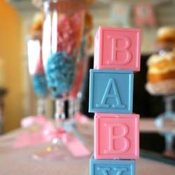My 1st Grandchild's Gender Reveal Party - Boy or Girl (Blue or Pink)
