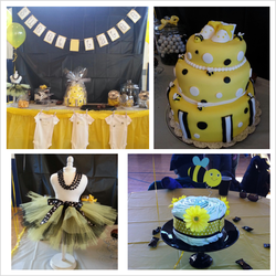 sweet ba"bee" - bumble bee/black and yellow