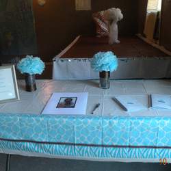 Marilyn's Baby Shower - Blue Jungle Safari