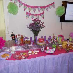 Olivia`s Welcome - Hot pink / green and lilac