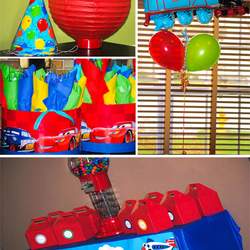 Baby Boy's 1st Birthday - Trains, Planes, and Automobiles