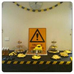 Damon's 2nd Birthday - Construction party