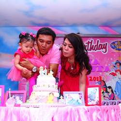 Callysta 1st Birthday Party - Princess Birthday Party 