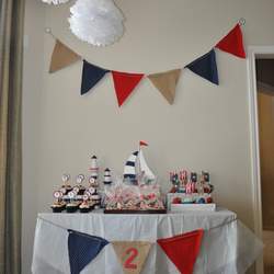 Alessandro's Nautical Bday Party! - Sailor/nautical