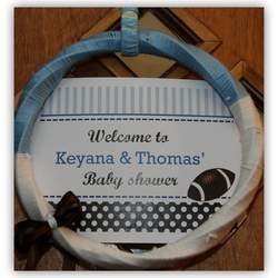 Football Baby Shower - A Little Kicker Is On His Way!