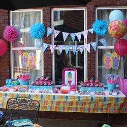 Emma's 10th Flip Flop Swim Party - Flip Flop Swim Party
