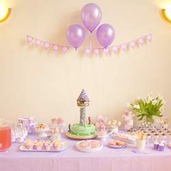 My daughter's 3rd birthday party - Rapunzel, Tangled, 