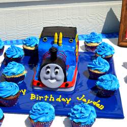 Jayden's 4th Birthday Party - Thomas the Train party