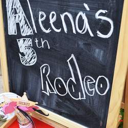 Cowgirl Rodeo party - Cowgirl
