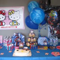 Captain America meets Hello Kitty - Captain America