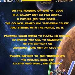 Caleb's 5th Birthday Party - Star Wars Clone Wars