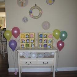 Olivia turns ONE - Cute as a Button.
