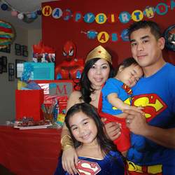 Mason's 1st Birthday - Superhero