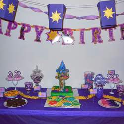 Ava's 4th Birthday Party  - rapunzel, tangled
