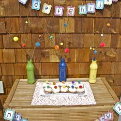 Henry's Baby Shower - Outdoorsy Pom Pom Theme!