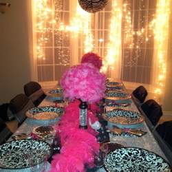 Grace and Emma's Glamour/Spa party - Glam Girl Fashion Show and spa day