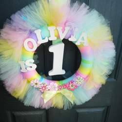 Spring 1st Birthday - Pastel Spring Flower Party