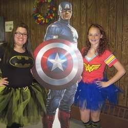 Andy's 30th superhero bash - Superheros