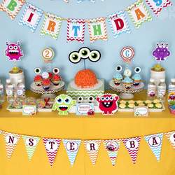 Monster Bash Colorful Birthday Party - Monster Bash