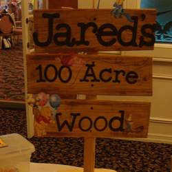 Jared's First Birthday  - Winnie the pooh 