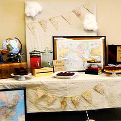 Vintage Airplane/Travel Baby Shower - Vintage Airplane/Travel