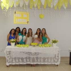 Bridal Shower - Lorena - White and Yellow