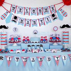 Little Man Mustache Baby Shower - Little Man Mustache Bash