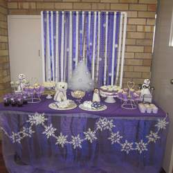 Ciara's Winter "One"derland - winter, snowmen, snowflakes, purple and white