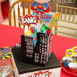 Super Sebas Birthday Party - Superhero