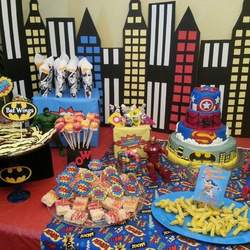 Noah's 4th Birthday - Superheroes!!!