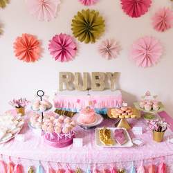 Ruby Mae's Pink, Gold & Glitter "Beauty Queen" Birthday! - The Party That Etsy Built: 35 Etsy Shops from around the world collaborate! 