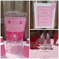 Pretty in Pink 1st birthday - 'Pretty in Pink'