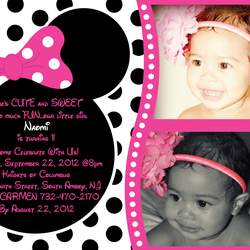 Naomi's 1st Birthday - Minnie Mouse Polka dots