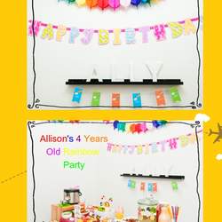 Allison's Rainbow Party - Rainbow colours