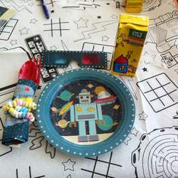 Robot Sam Turns 6 - Robot and Outer Space