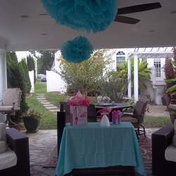 Marta's Bridal Shower Brunch - Tiffany Blue
