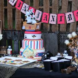 Captain Jax's 1st Birthday - Pirate Birthday Boy