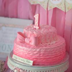 Juliana's First Birthday - Ruffles and Bows