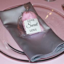Helen's Bridal Shower - Pink and silver Love Sweet Love 