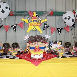 Olivia's 2nd birthday - Woody and Jesse