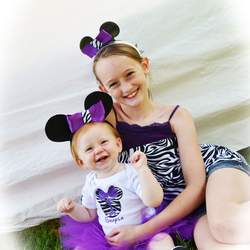 Shayla's First Birthday - Minnie Mouse and Zebra Print
