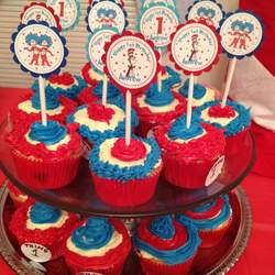 Andrew is 1!! - Dr Seuss  Cat in the Hat