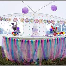 Mila's 1st birthday party - Pastel rainbow flowers