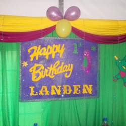 Landen`s 1st birthday  - Barney the Dinosaur