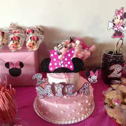 Mila's Minnie Mouse Birthday - Minnie Mouse, Polka Dots & Zebra Print